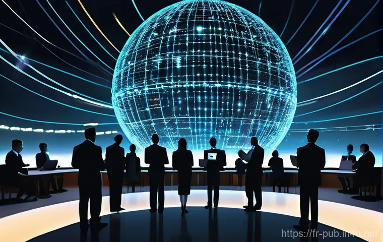 공공정책 거버넌스 이해하기 - **Prompt: AI-Enhanced Public Service Innovation**
    A futuristic, clean, and well-lit government s...